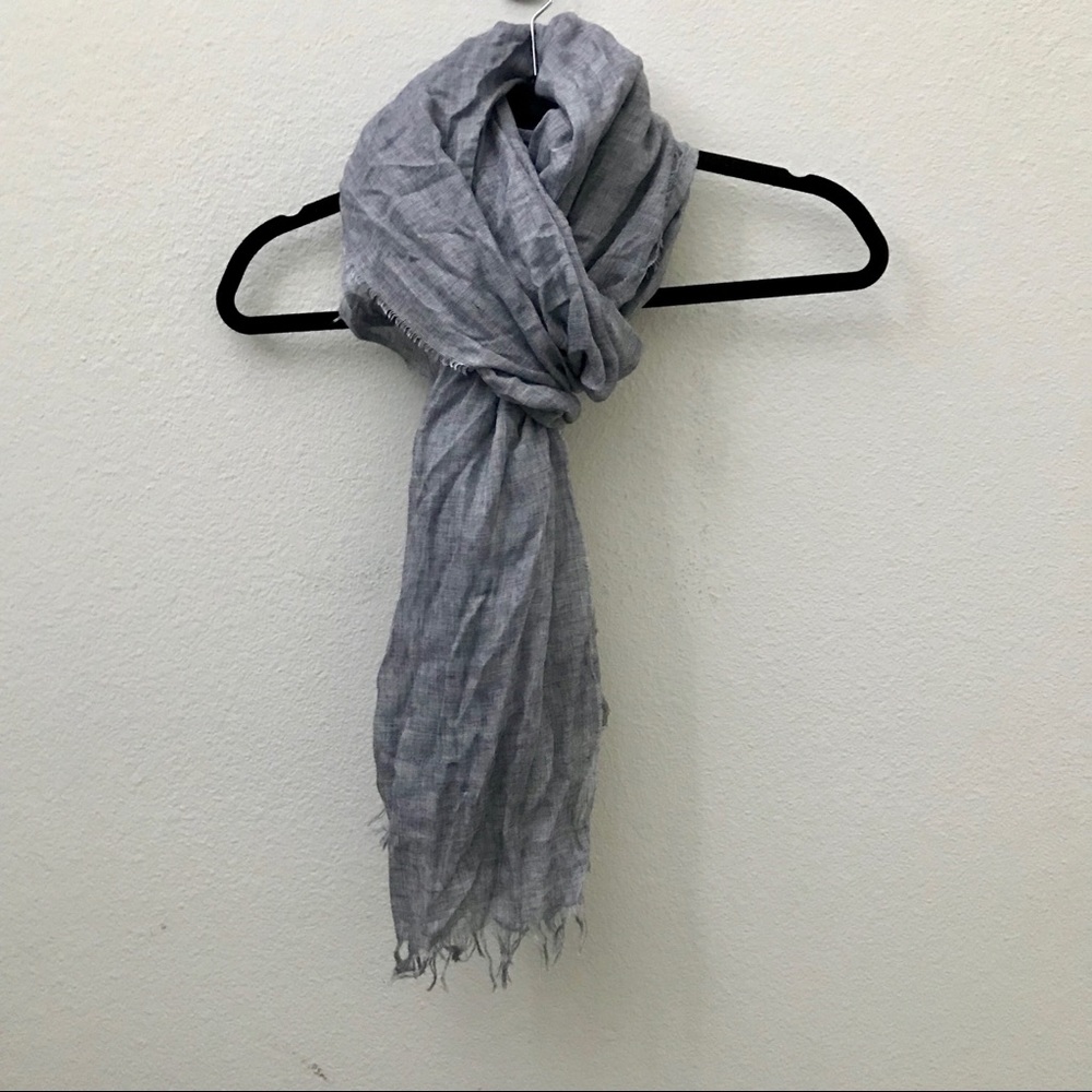 SOLD NEW JCREW chambray tissue scarf - Picture 1 of 4